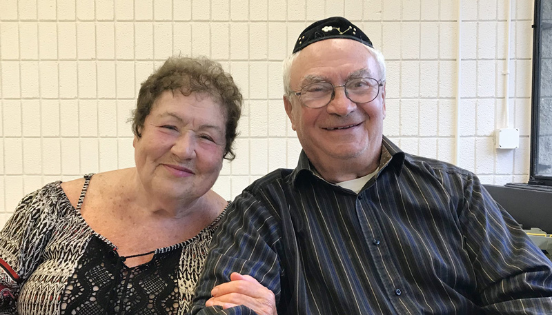 Zina and her husband Isaak have received compensation from the Claims Conference for their persecution as Jews during the Holocaust.