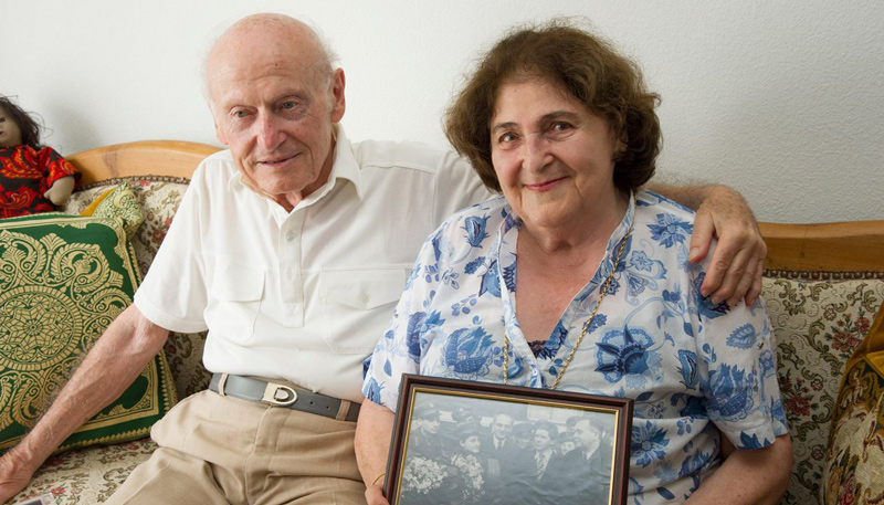 Holocaust survivor Katharina lives in Zurich, Switzerland with her husband, Erwin, who is also a Holocaust survivor.