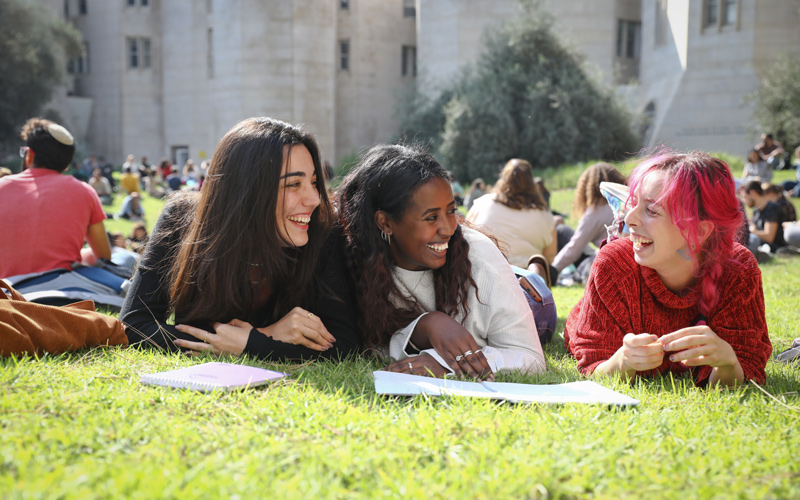 Students at The Hebrew University fo Jerusalem