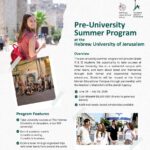 Pre-University Summer Program at the Hebrew University of Jerusalem