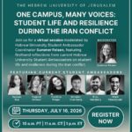 WEBINAR: One Campus, Many Voices: Student Life and Resilience During the Iran Conflict