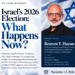 Hebrew U Webinar - Israel’s 2026 Election: What Happens Now?, with Prof. Reuven Y. Hazan